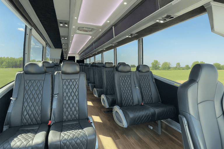 coach bus in Caldwell