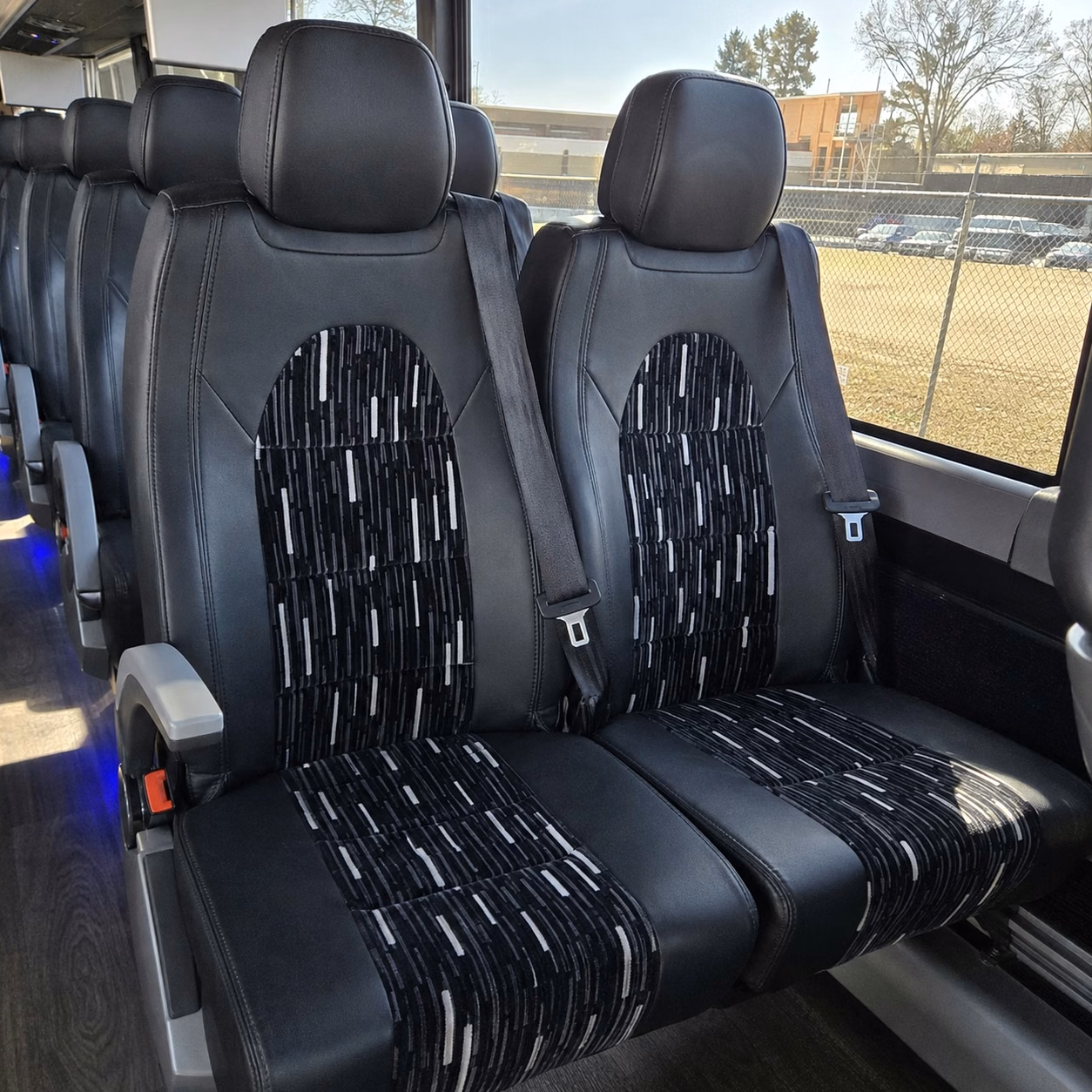book a charter bus for large birmingham weddings with 100 guests