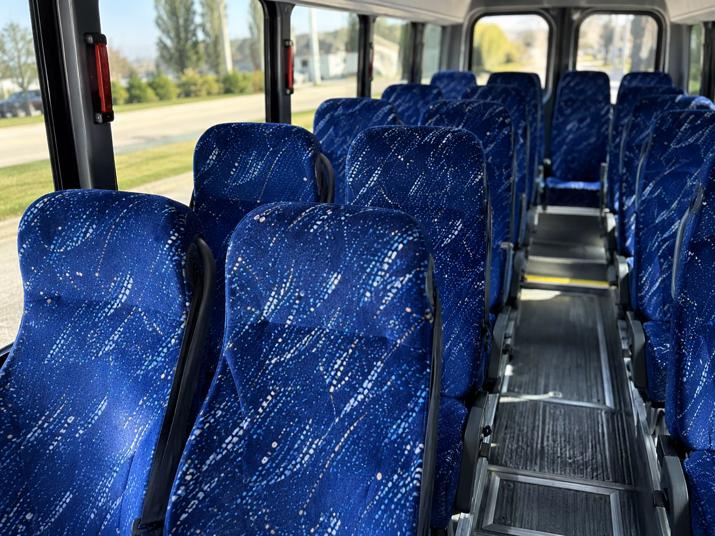 caldwell 15 passenger minibus interior