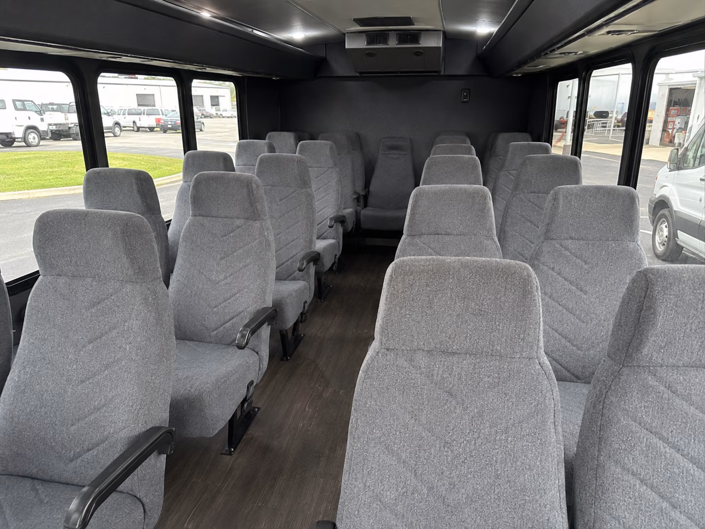 caldwell 18 passenger minibus interior