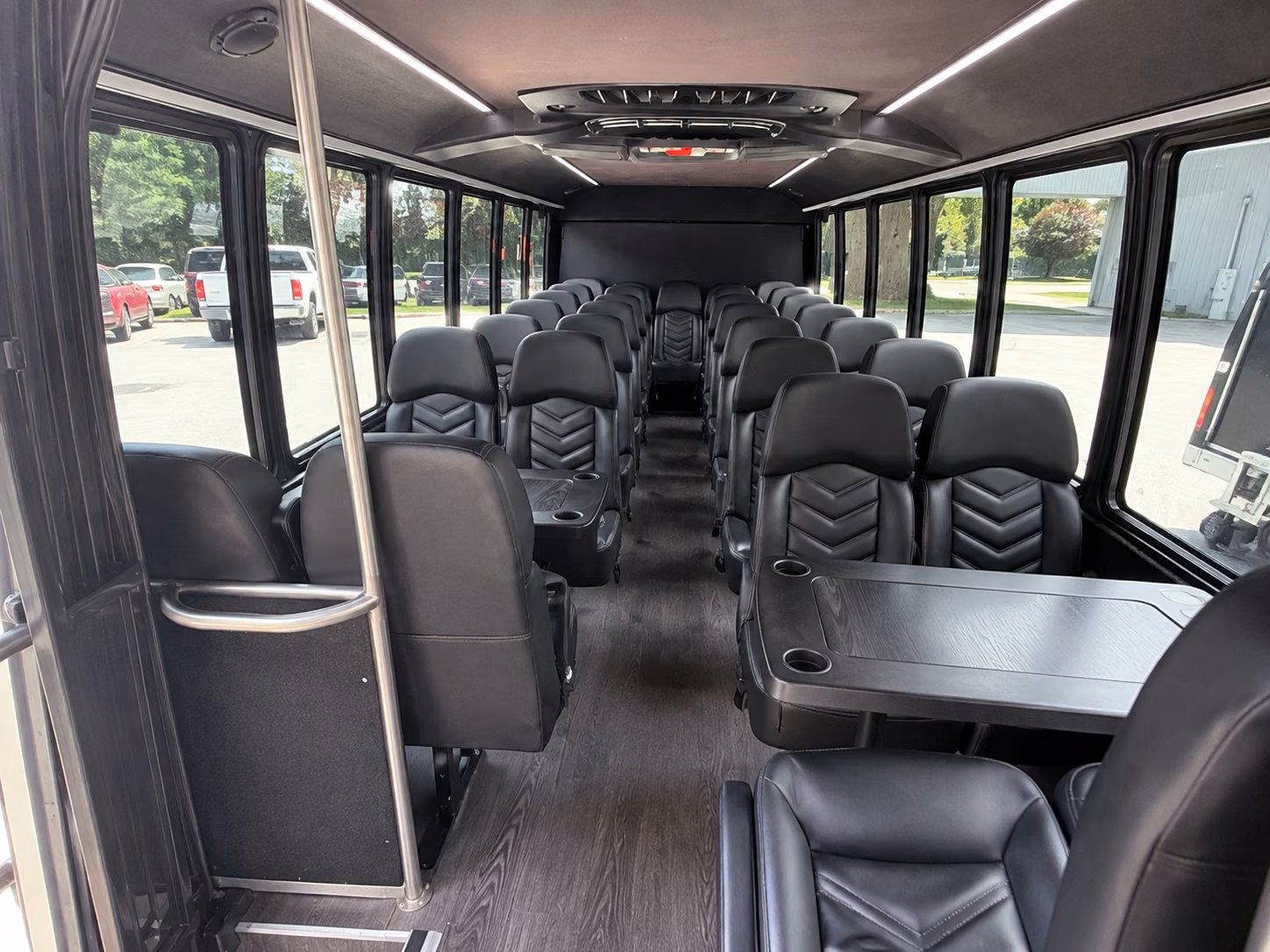 caldwell 20 passenger minibus interior