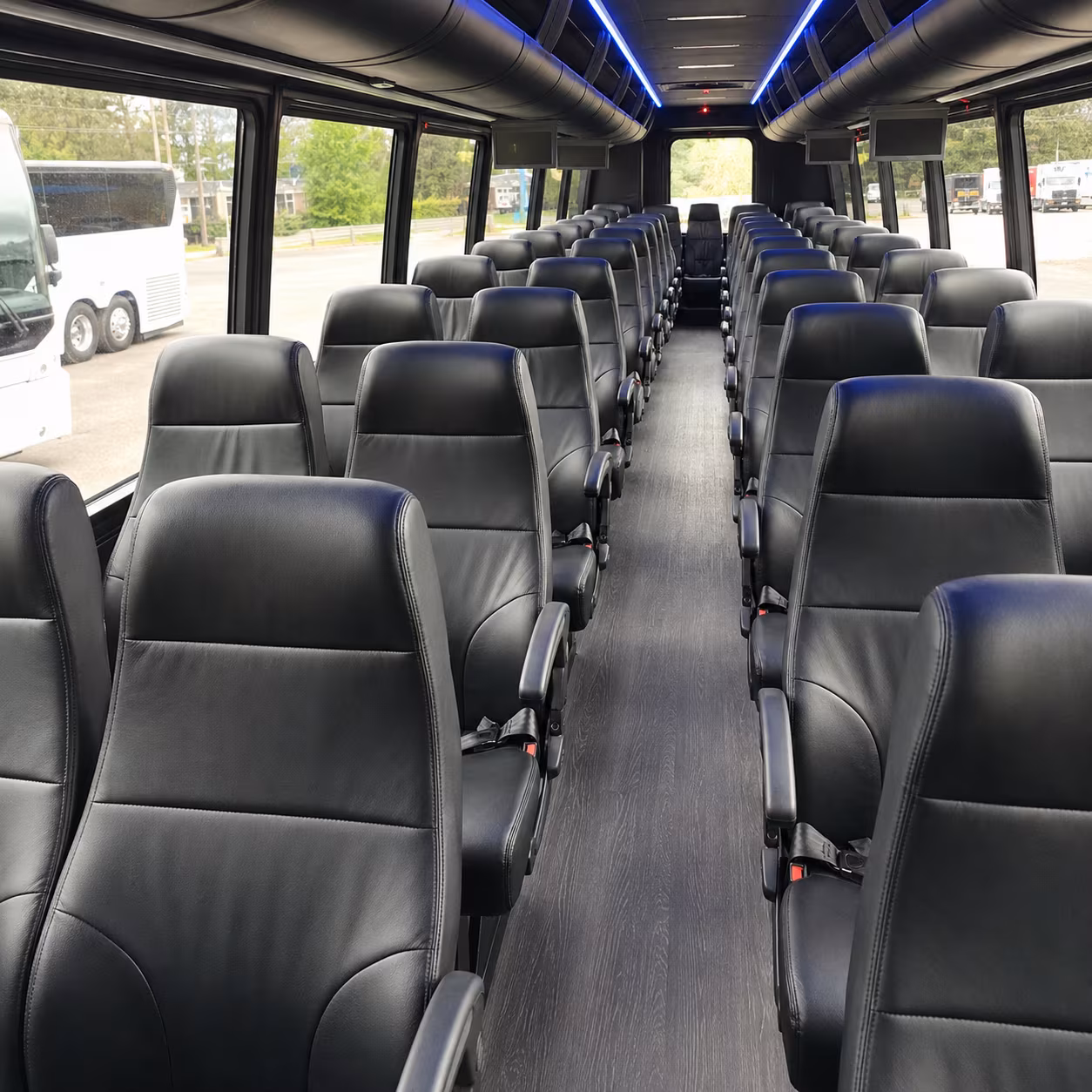 caldwell 25 passenger minibus interior