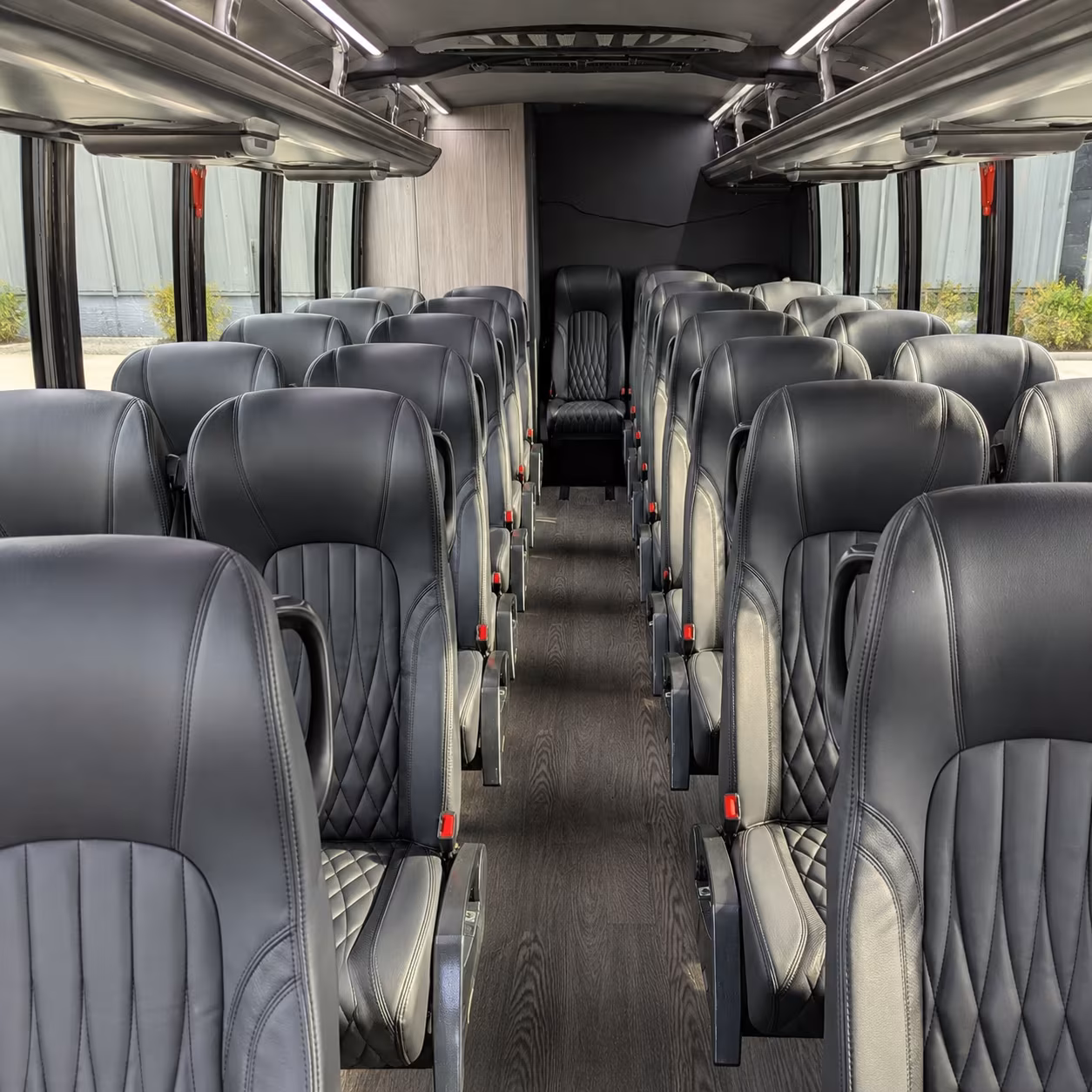 caldwell 30 passenger minibus inside