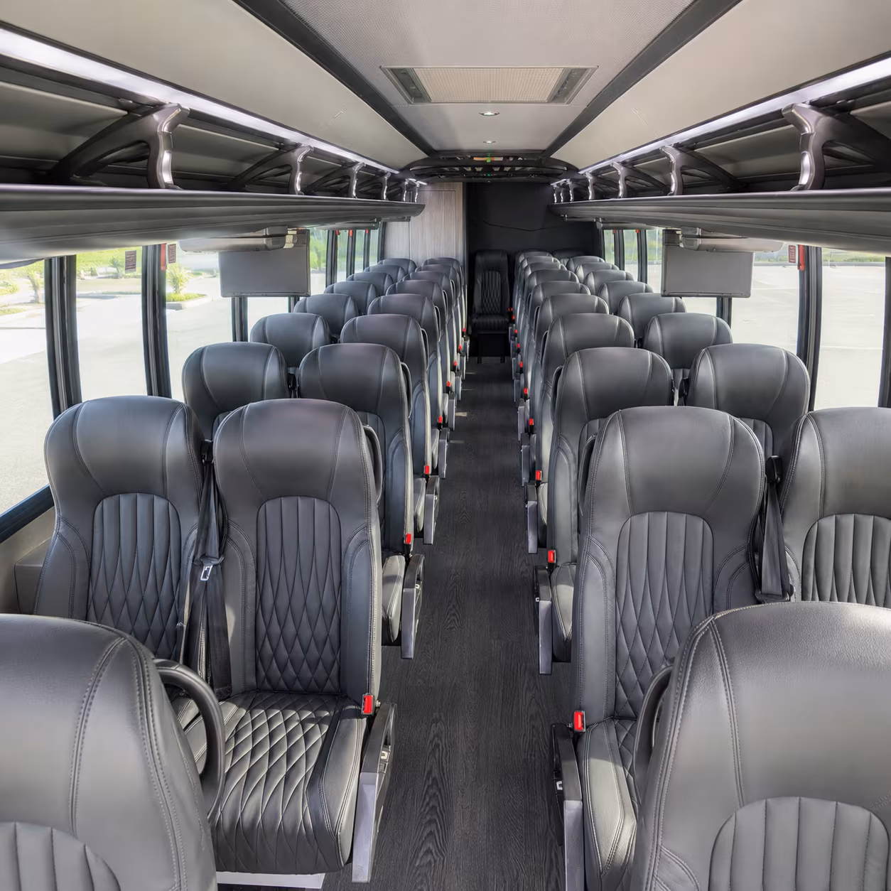 caldwell 30 passenger minibus interior