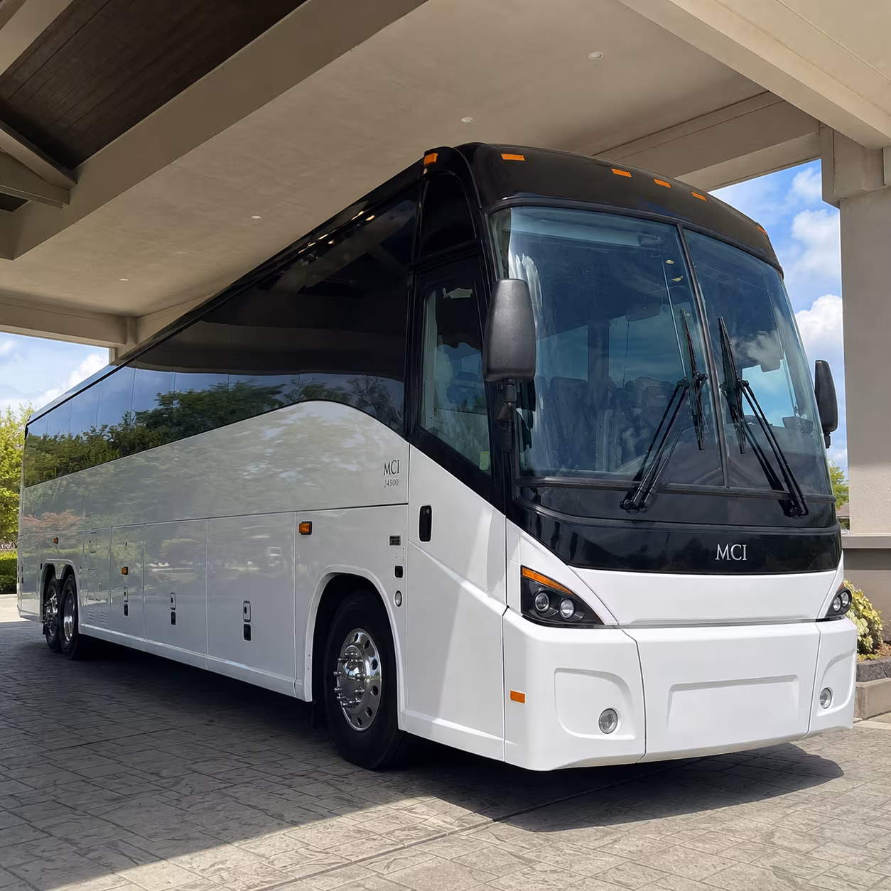 caldwell 56 passenger charter bus