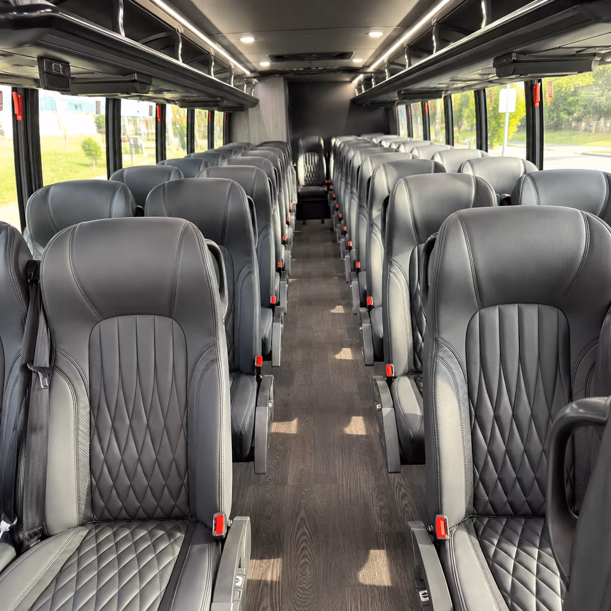 caldwell corporate event transportation onboard seating