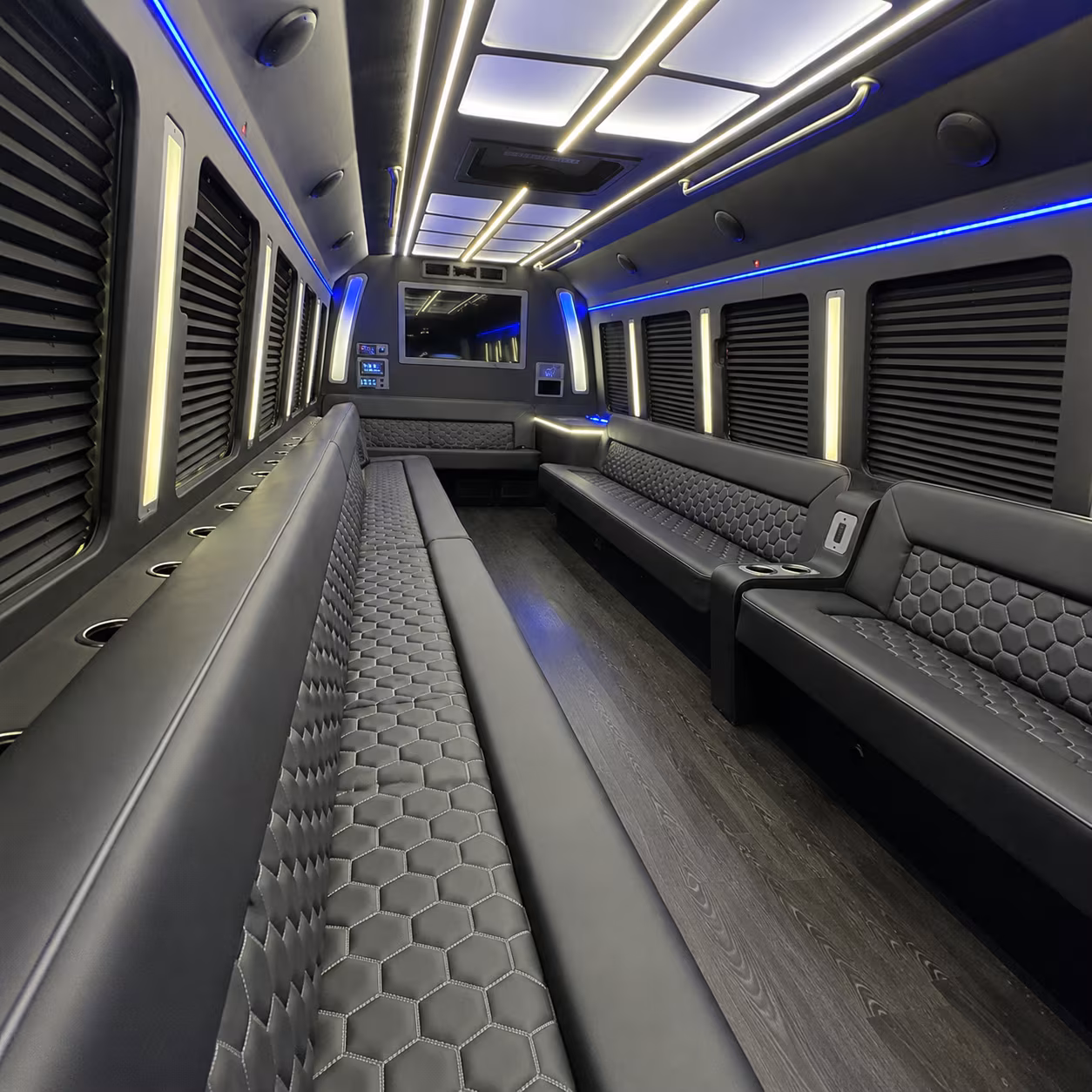 caldwell party bus inside