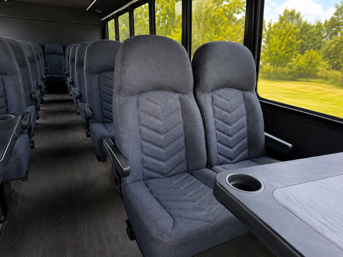 caldwell private event transportation onboard seating