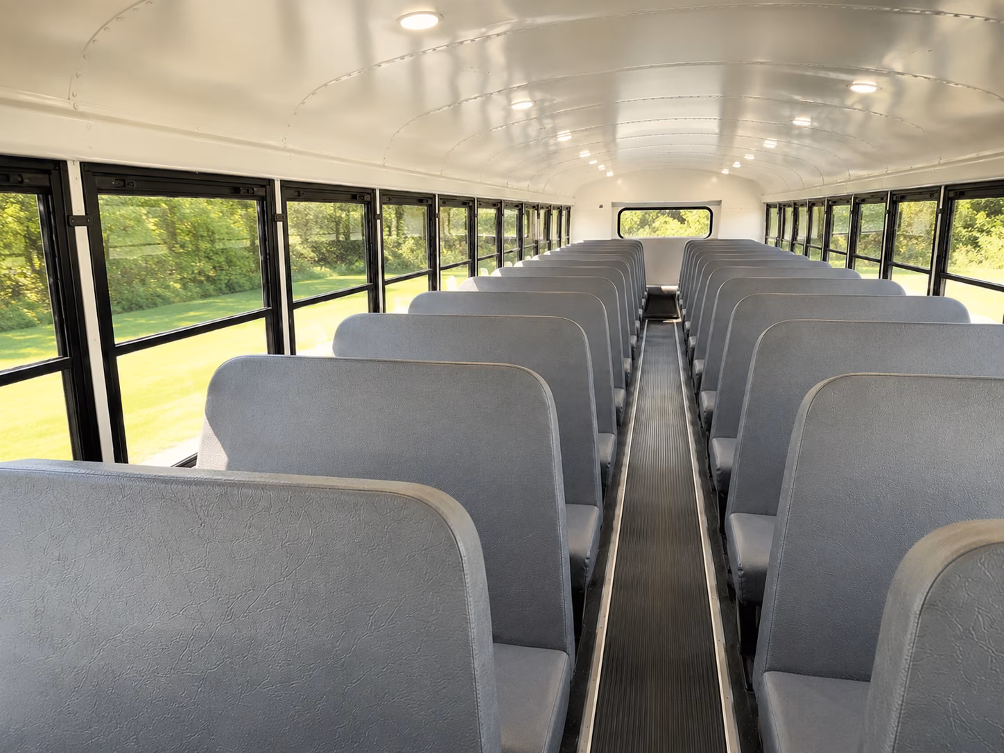caldwell school bus interior