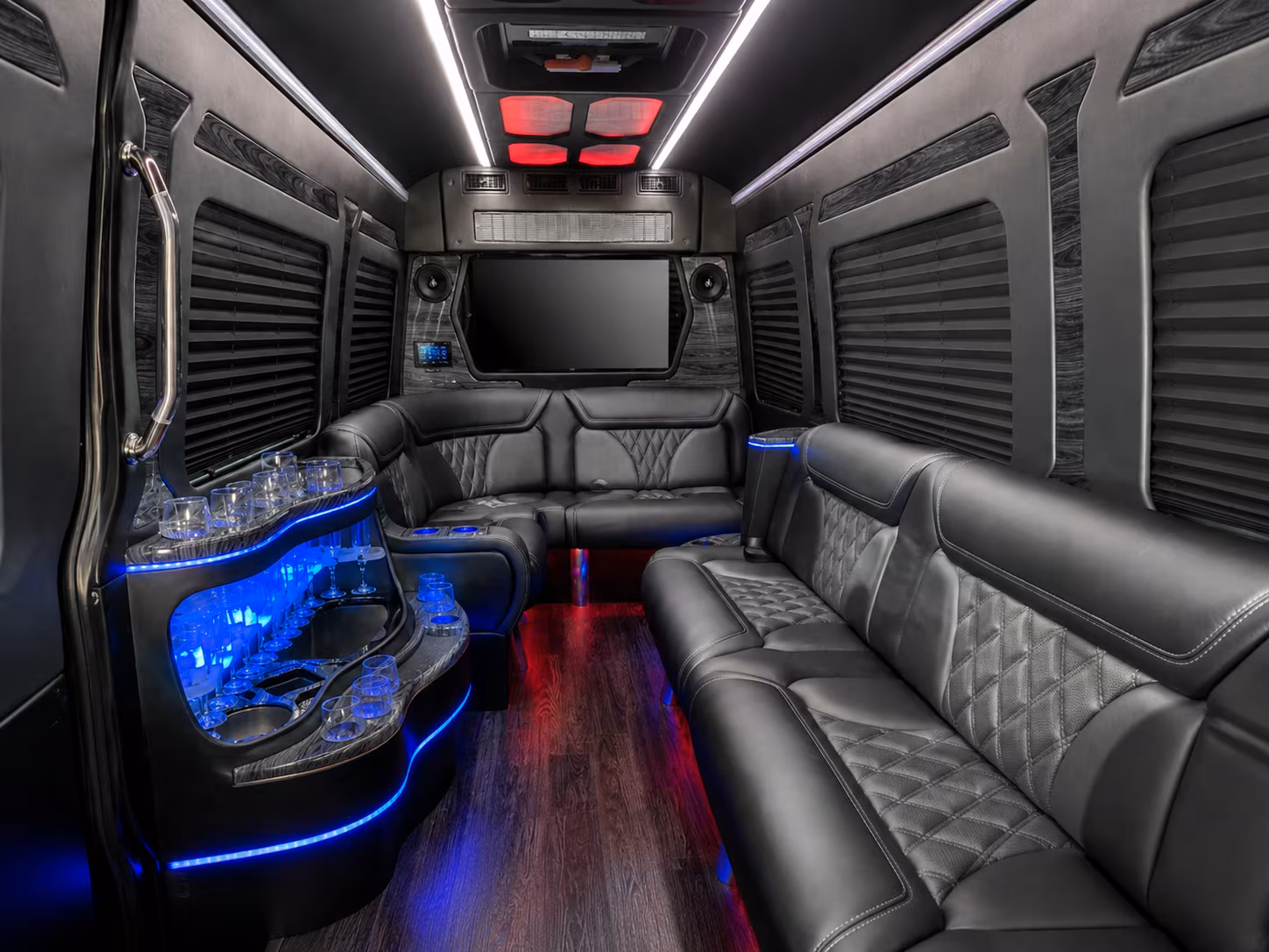 caldwell sprinter limousine inside