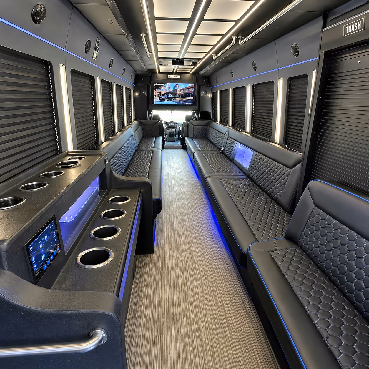 caldwell wedding party bus rental