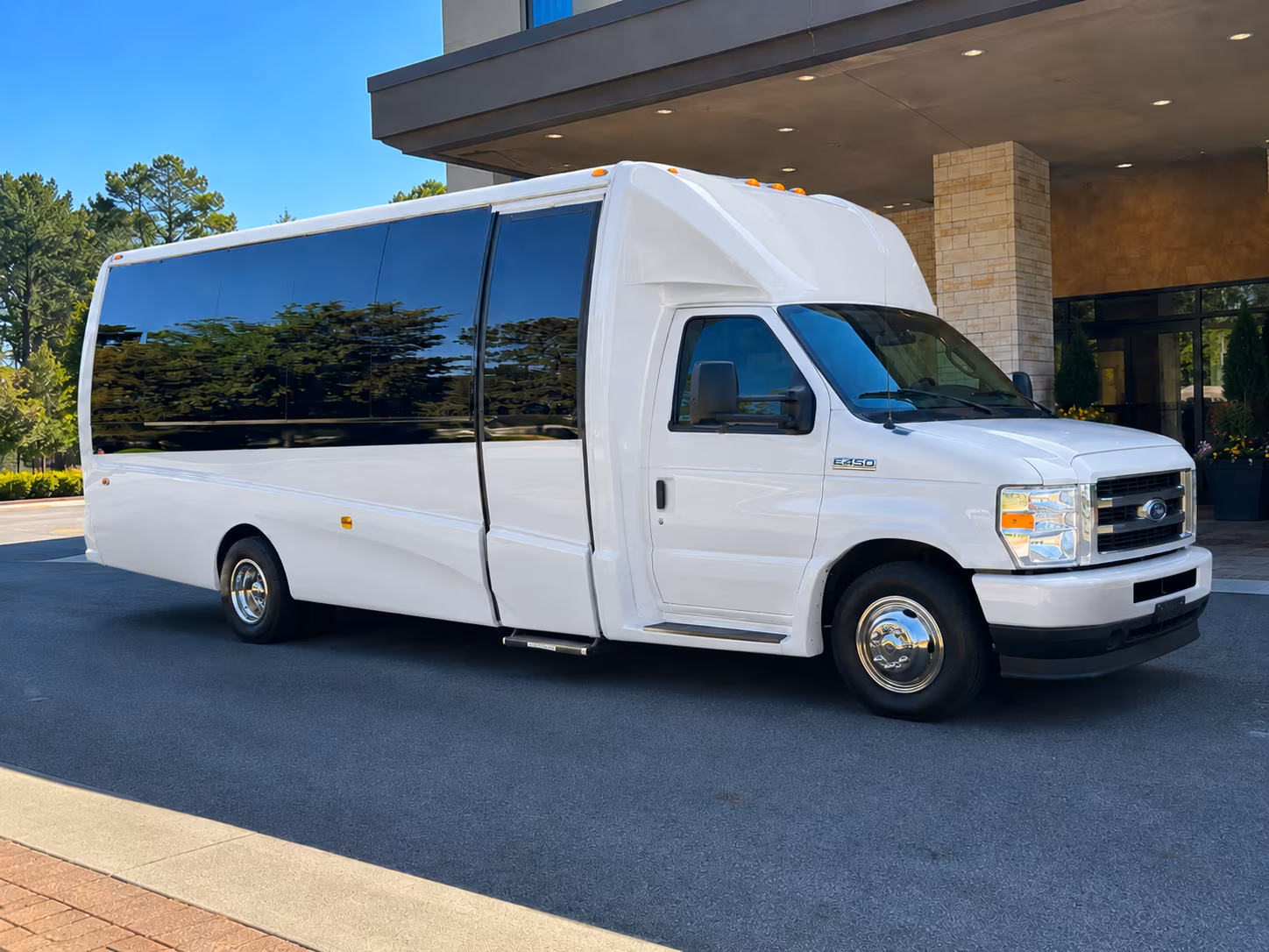wedding and rehearsal buses for caldwell celebrations